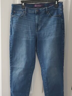 Gloria Vanderbilt Boyfriend Jeans in Medium Blue Wash